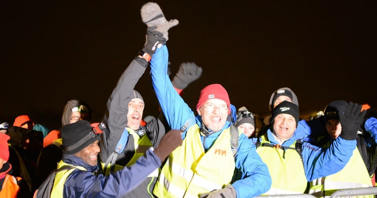 Marcheurs ambiancés